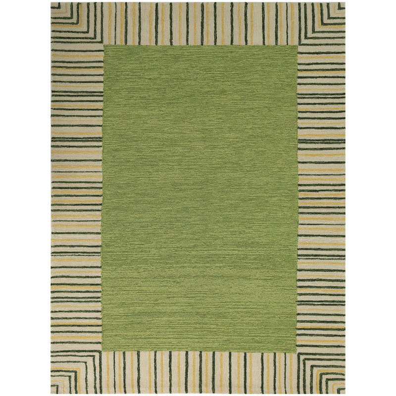 Harriet Bee Oakham Olive Green Indoor/Outdoor Area Rug & Reviews Wayfair